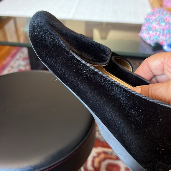 BIRDIES , Elegant Black Velvet women’s Loafers - Picture 6 of 10